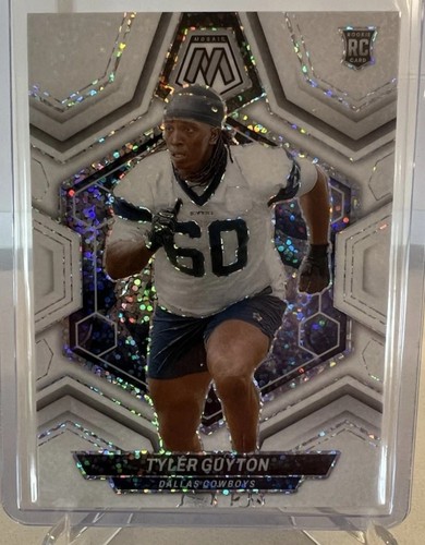 2024 Panini Mosaic Tyler Guyton Rookie Dallas White Sparkle Prizm SSP #329 NM-MT