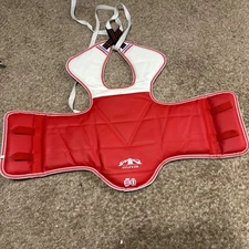 Martial Arts Chest Protector Vest Taekwondo Karate Reversible Sparring F3