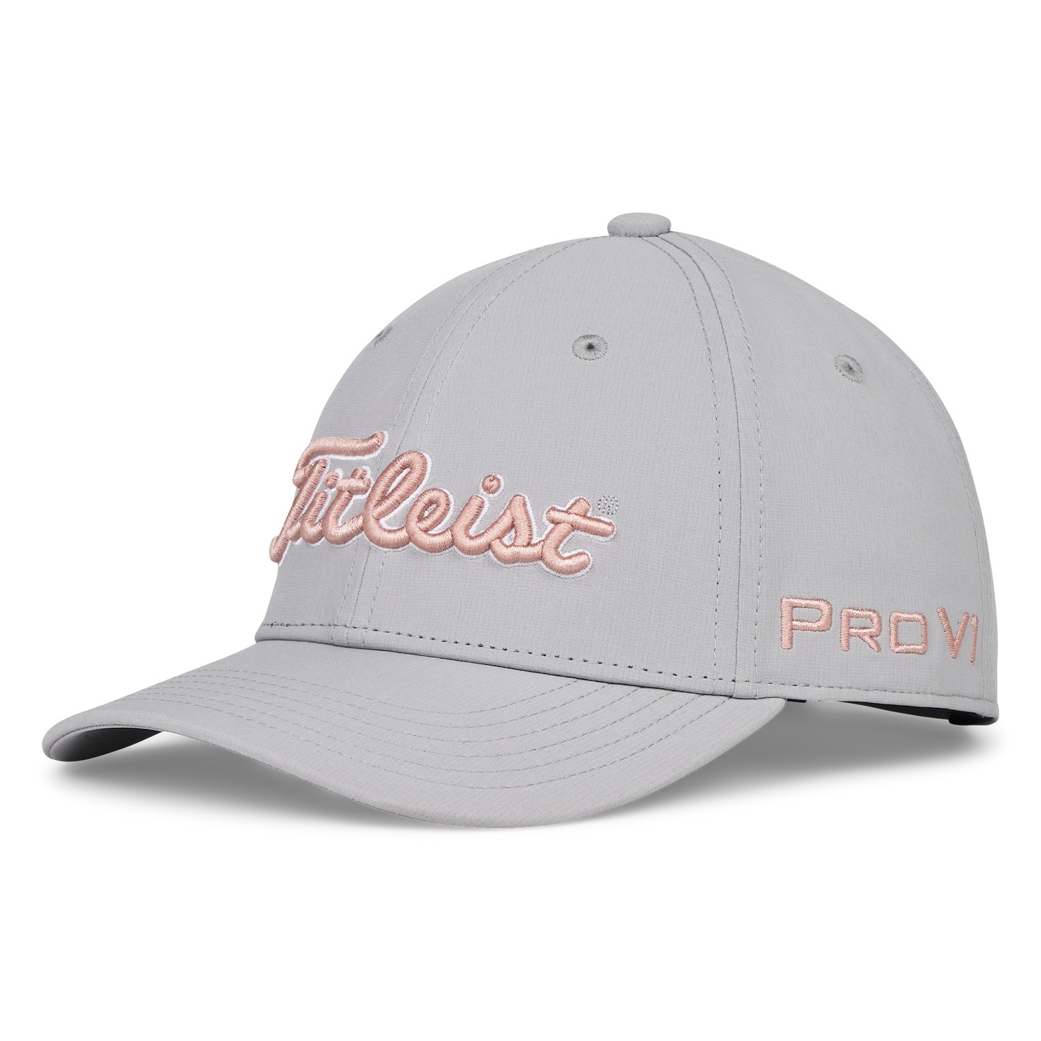 Юниорская кепка Titleist Tour Performance Grau/Розовая