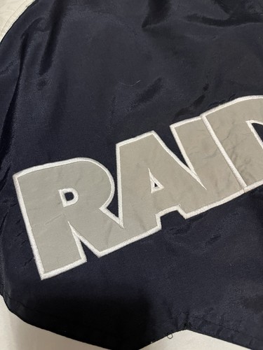 Vintage 90’s Oakland LA Raiders Jacket Men’s Size 3XL Coat Vegas Puffer - Bild 10 von 20