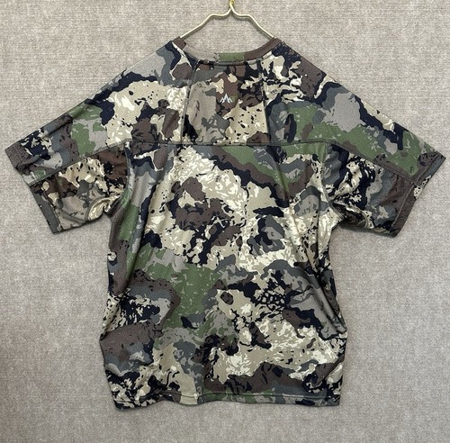Pnuma Outdoors Shirt Caza Camo Pullover Men's Sz Large Short Sleeve Base Layer - Picture 4 of 7