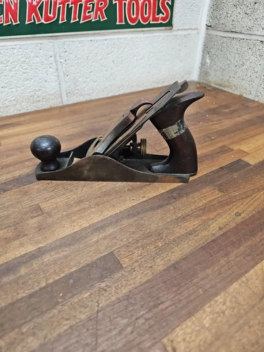 K973- Antique Stanley Bailey No. 3 Smooth bottom Wood Plane