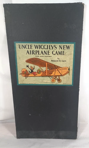 Vtg Uncle Wiggily's New Airplane Milton Bradley Game Board Part