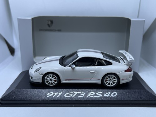 Porsche 911 997 GT3 RS 4.0 bianca 2011 Minichamps modello 1:43 IMBALLO ORIGINALE WAP concessionario - Foto 3 di 9
