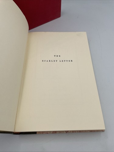 Heritage Press The Scarlet Letter Nathaniel Hawthorne 1973 W/case Beautiful G1 - Picture 6 of 22