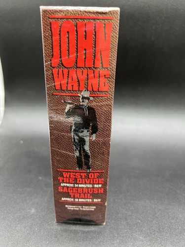 John Wayne Double Feature VHS New West of the Divide & Sagebrush Trail - Imagen 3 de 6