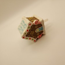 Nora Fleming Gingerbread House Hand-Painted Ceramic Has 2 Sm Chips See Pictures 