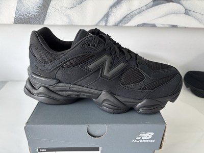 靴 New Balance 9060 \"Triple Black\" 23cm New Balance 9060 Youth Triple Black Sneakers – Modell's
