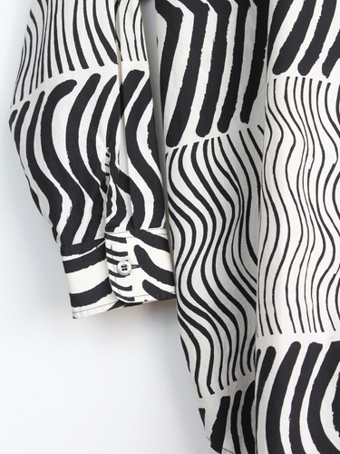 Camisa Marimekko Norkko Silkkikuikka, Talla S - Imagen 4 de 6