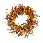 Fall Flower Wreath Autumn Wreath 19.68 Inch Diameter Wreath Daisy Bloom Design