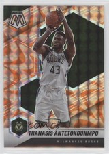 2020-21 Panini Mosaic Reactive Orange Prizm Thanasis Antetokounmpo #167
