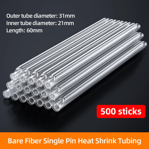Heat Shrink Splice Protector 60mm FTTH Fiber Optic Tool Tube Protection Sleeves - Picture 10 of 28
