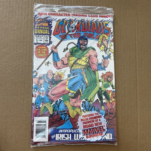 Guardians of the Galaxy Annual #3 Marvel Comics 1993 Sealed Bag Trading Card Inc - Picture 2 of 3