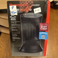 Honeywell Slim Design Compact Ceramic Oscillating Heater 2 Heat Settings HCE309B