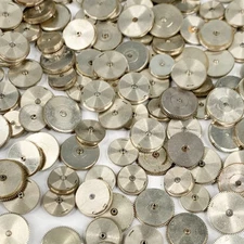 25 Watch Mainspring Barrels Steampunk Parts Gear Watchmaker Repair Lot