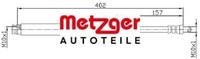 Metzger 4110108 Bremsschlauch Vorderachse Vorne