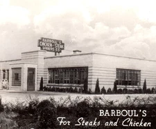 RPPC Valparaiso IN Barboul's Restauraunt Indiana Postcard