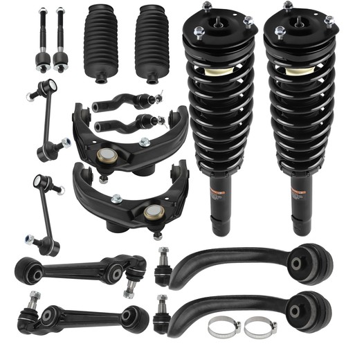 Front Struts Upper Lower Control Arms Tierods Kit for 2010-2012 Ford Fusion 2.5L - Picture 1 of 8