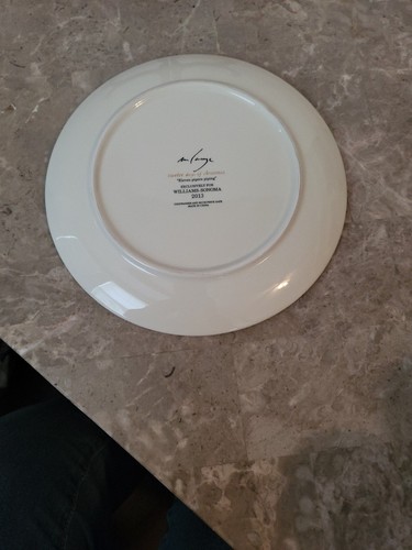 WILLIAMS-SONOMA 2013 12 DAYS OF CHRISTMAS SALAD/DESSERT PLATE - DAY #11 EUC - Picture 4 of 5