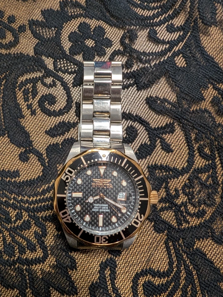 Invicta Pro Diver 12567 Taucheruhr Carbon 200M Herren Armbanduhr - Bild 2 von 4