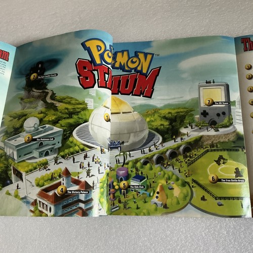 POKEMON STADIUM N64 STRATEGY GUIDE BOOK Official Nintendo 64 Game withfoldout - Picture 6 of 24