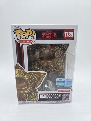 Funko Pop Exclusive LE 9500 Stranger Things Gold Demogorgon IN HAND - Picture 20 of 20