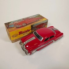 Minister Delux No. A-34951/81   Red Friction Tin Toy Car   1950s