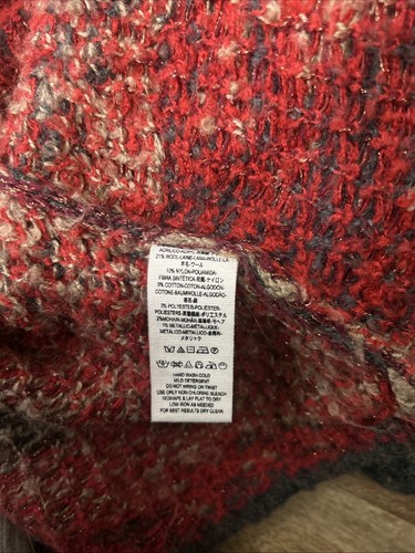 Free People Winters Day Bliss Boho Bohemian Hipster Oversize Decke Strickjacke S - Bild 9 von 9