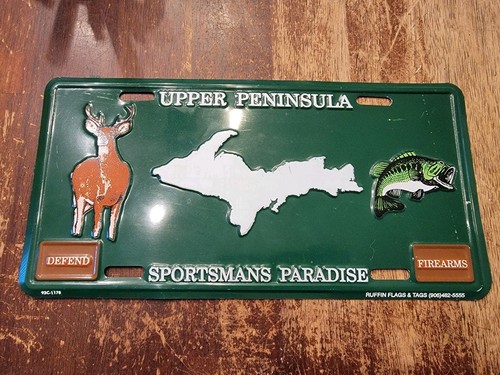 Upper Peninsula Michigan License Plate Booster Sportsman’s Paradise Firearms - Bild 4 von 4