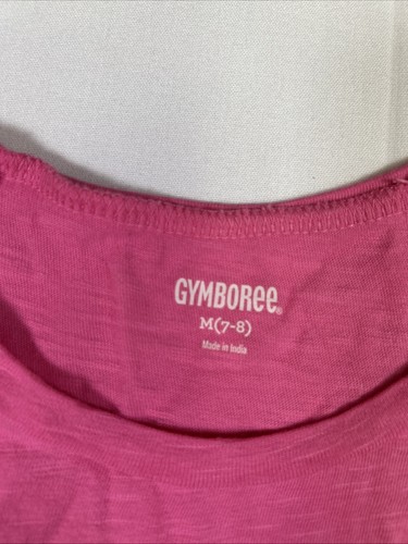 Completo bambina Gymboree (2) pezzi jeans blu dipinto e camicia rosa taglia M 7-8 usato in ottime condizioni - Foto 14 di 17
