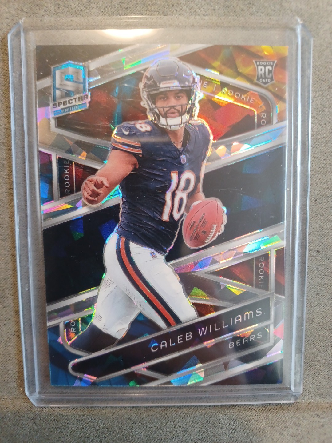 2024 Panini Spectra Rookies Caleb Williams #111 Astral Prizm /40 (RC)