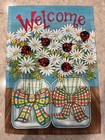 Welcome Mason Jar Landscape Flag 18" x 12"