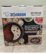 NEW Zojirushi Gourmet d Expert Electric Skillet for Yin Yang Hot Pot EP-PFC20-HA