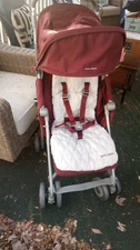 Maclaren Techno XLR Stroller Burgundy Maroon Red 
