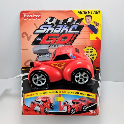 Shake & Go Racers - Hot Rod 2005 Fisher Price Vintage Car New With Tab - Picture 1 of 9