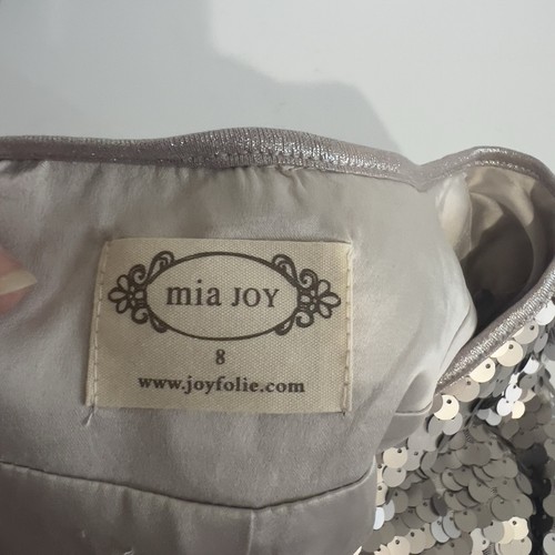Chaqueta Bolo Mia Joyfilm Niñas Lentejuelas Talla 8 Usada - Imagen 5 de 7