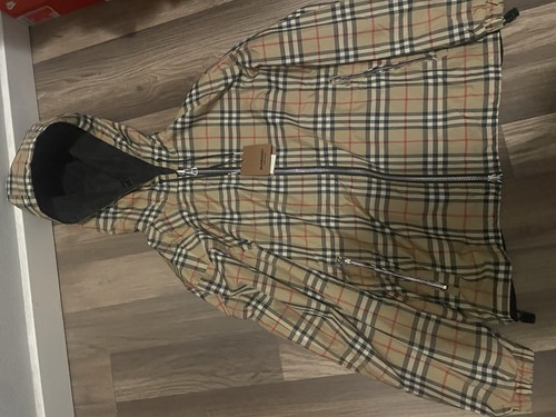 Burberry Reversible Check Hooded Jacket - Picture 2 of 16
