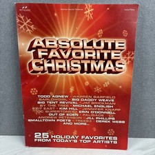Absolute Favorite Christmas :25 Holiday Favorites Songbook Vocal Piano Christian