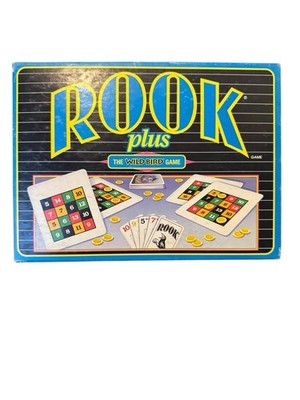 Parker Brothers Rook Plus Wild Bird Card Game 1992 2-4 Players MPN 40183