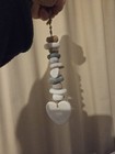 Beautiful Handmade Hanging Pebble Stone Art Decoration. Looks Stunning.
