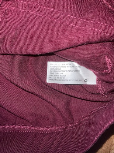 Merona Damen-Strickjacke mit Reißverschluss weinrot lila Mischung Stehkragen - Gr. XS - Bild 5 von 6