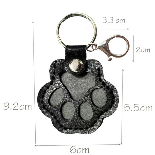 1pc Pet Memorial Keychain, Pet Hair Keepsake, Memorial Pet Fur Holder NEW - Picture 6 of 13