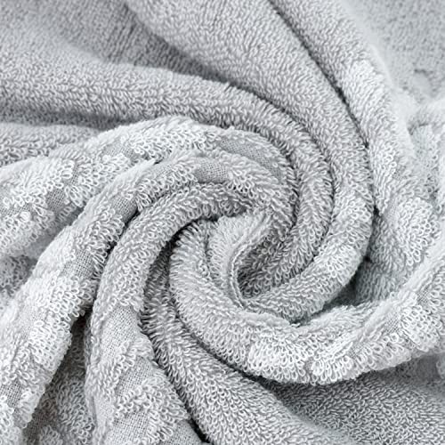 Hand Towels Set of 2 Hydrangea Floral Pattern 100% Cotton Absorbent Soft - Picture 6 of 6