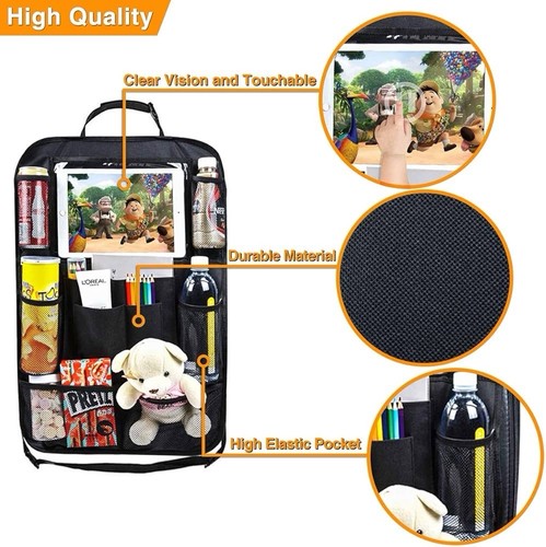 Organizzatore Sedile Posteriore, Organizzatore Auto Sedile Posteriore Organizzatore Auto per Bambini con Foro... - Foto 5 di 6