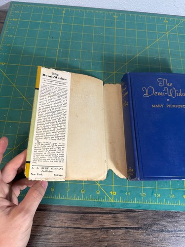 The Demi-Widow-Mary Pickford-TRUE First U.S. Edition/1st Printing-1935-VERY RARE - Foto 23 di 24