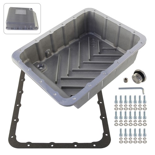 Heavy Duty Aluminum AISIN AS69RC Transmission Pan For 13-25 RAM 3500 6.7L Silver - Picture 2 of 11