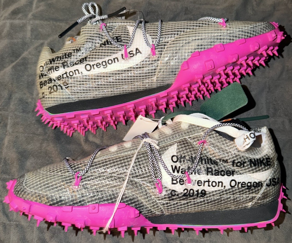 Nike Off-White Waffle Racer Size 12W/10.5M 193149333563| eBay