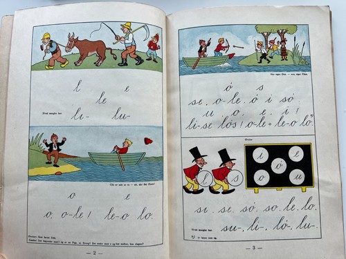 RARE 1935 Ole Bole ABC - Classic Danish Children's Reading Primer - 7th Edition - Picture 5 of 7