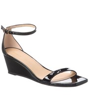 Stuart Weitzman Nudistcurve 50 Patent Wedge Sandal Women's