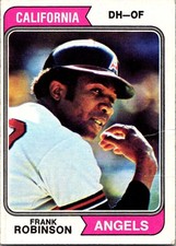Frank Robinson 1974 Topps #55 California Angels